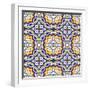 Colourful Ornament Tiles-AnaMarques-Framed Art Print