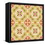 Colourful Ornament Tiles-AnaMarques-Framed Stretched Canvas