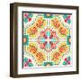 Colourful Ornament Tiles-AnaMarques-Framed Art Print