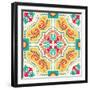 Colourful Ornament Tiles-AnaMarques-Framed Art Print