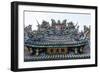 Colourful Ornamented Roof, Guandu Temple, Guandu, Taipeh, Taiwan, Asia-Michael Runkel-Framed Photographic Print