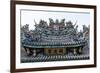 Colourful Ornamented Roof, Guandu Temple, Guandu, Taipeh, Taiwan, Asia-Michael Runkel-Framed Photographic Print