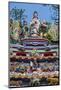 Colourful Ornamented Roof, Guandu Temple, Guandu, Taipeh, Taiwan, Asia-Michael Runkel-Mounted Photographic Print