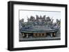 Colourful Ornamented Roof, Guandu Temple, Guandu, Taipeh, Taiwan, Asia-Michael Runkel-Framed Photographic Print