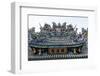 Colourful Ornamented Roof, Guandu Temple, Guandu, Taipeh, Taiwan, Asia-Michael Runkel-Framed Photographic Print