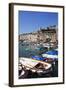 Colourful Painted Buildings by the Marina at Porto Venere-Mark Sunderland-Framed Photographic Print