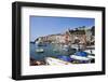 Colourful Painted Buildings by the Marina at Porto Venere-Mark Sunderland-Framed Photographic Print