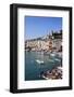 Colourful Painted Buildings by the Marina at Porto Venere-Mark Sunderland-Framed Photographic Print