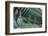 Colourful Painted Ceiling, Beopjusa Temple Complex, South Korea, Asia-Michael-Framed Photographic Print