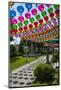 Colourful Paper Lanterns in the Fortress of Suwon-Michael-Mounted Photographic Print