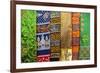 Colourful pashmina scarves, New Delhi, India, Asia-Matthew Williams-Ellis-Framed Photographic Print