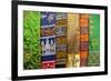 Colourful pashmina scarves, New Delhi, India, Asia-Matthew Williams-Ellis-Framed Photographic Print