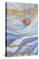 Colourful Patterns Created by Sea Erosion on Rocks Revealed at Low Tide on Spittal Beach-Lee Frost-Stretched Canvas