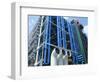 Colourful Pipework on Exterior of the Centre Pompidou (Pompidou Centre), Beaubourg, Paris, France-Hans Peter Merten-Framed Photographic Print