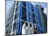 Colourful Pipework on Exterior of the Centre Pompidou (Pompidou Centre), Beaubourg, Paris, France-Hans Peter Merten-Mounted Photographic Print