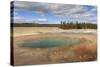 Colourful Pool, Midway Geyser Basin, Yellowstone National Park, Wyoming, Usa-Eleanor Scriven-Stretched Canvas