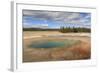 Colourful Pool, Midway Geyser Basin, Yellowstone National Park, Wyoming, Usa-Eleanor Scriven-Framed Photographic Print