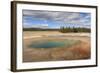 Colourful Pool, Midway Geyser Basin, Yellowstone National Park, Wyoming, Usa-Eleanor Scriven-Framed Photographic Print