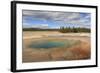 Colourful Pool, Midway Geyser Basin, Yellowstone National Park, Wyoming, Usa-Eleanor Scriven-Framed Photographic Print