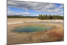 Colourful Pool, Midway Geyser Basin, Yellowstone National Park, Wyoming, Usa-Eleanor Scriven-Mounted Photographic Print