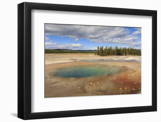 Colourful Pool, Midway Geyser Basin, Yellowstone National Park, Wyoming, Usa-Eleanor Scriven-Framed Photographic Print