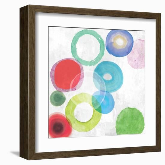 Colourful Rings I-Tom Reeves-Framed Art Print