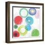 Colourful Rings I-Tom Reeves-Framed Art Print