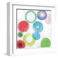 Colourful Rings I-Tom Reeves-Framed Art Print