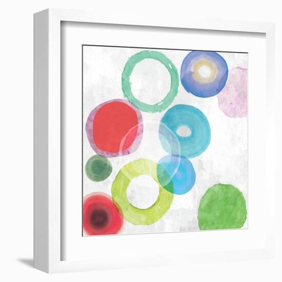 Colourful Rings I-Tom Reeves-Framed Art Print