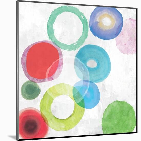 Colourful Rings I-Tom Reeves-Mounted Art Print