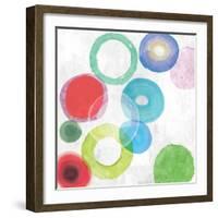 Colourful Rings I-Tom Reeves-Framed Art Print