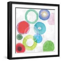 Colourful Rings I-Tom Reeves-Framed Art Print