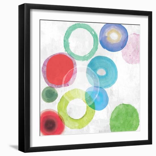 Colourful Rings I-Tom Reeves-Framed Art Print