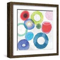 colourful Rings II-Tom Reeves-Framed Art Print