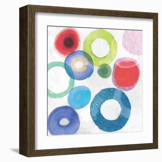 colourful Rings II-Tom Reeves-Framed Art Print