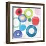 colourful Rings II-Tom Reeves-Framed Art Print