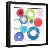 colourful Rings II-Tom Reeves-Framed Art Print