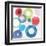 colourful Rings II-Tom Reeves-Framed Art Print