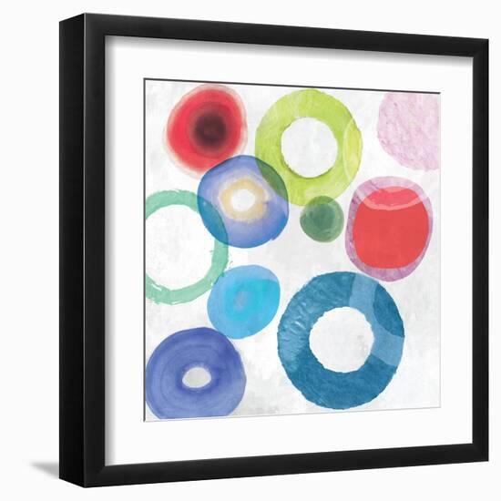 colourful Rings II-Tom Reeves-Framed Art Print