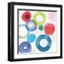 colourful Rings II-Tom Reeves-Framed Art Print