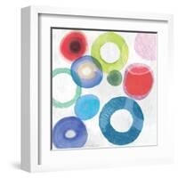 colourful Rings II-Tom Reeves-Framed Art Print