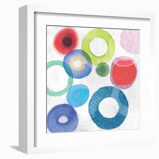 colourful Rings II-Tom Reeves-Framed Art Print