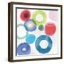 colourful Rings II-Tom Reeves-Framed Art Print