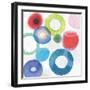 colourful Rings II-Tom Reeves-Framed Art Print