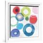 colourful Rings II-Tom Reeves-Framed Art Print