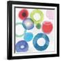colourful Rings II-Tom Reeves-Framed Art Print