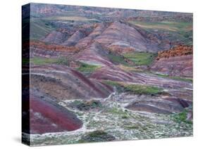 Colourful Rolling Hills at the Border of Azerbaijan, David Gareji Nature Reserve, Georgia, May 2008-Popp-Stretched Canvas