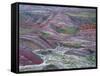 Colourful Rolling Hills at the Border of Azerbaijan, David Gareji Nature Reserve, Georgia, May 2008-Popp-Framed Stretched Canvas