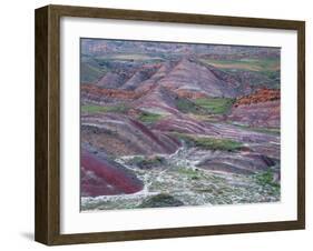 Colourful Rolling Hills at the Border of Azerbaijan, David Gareji Nature Reserve, Georgia, May 2008-Popp-Framed Photographic Print