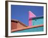 Colourful Roof Detail in Village, La Placita, Tucson, Arizona, USA-Ruth Tomlinson-Framed Photographic Print